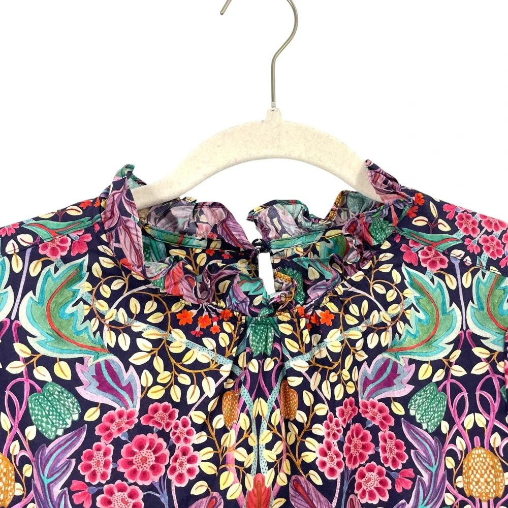 J. Crew Puff-sleeve top in Liberty Elm House floral Size‎ XXS